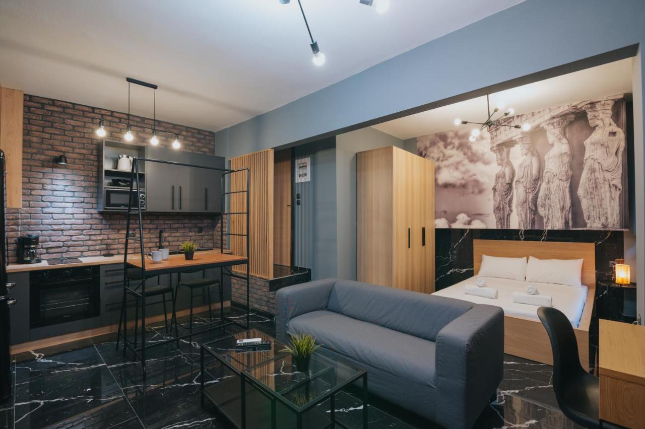 New Modern Ground Floor Apartment By The Sea 테살로니키 외부 사진